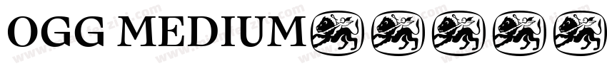 OGG MEDIUM字体转换